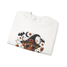 Load image into Gallery viewer, Halloween Dog Sweatshirt, Unisex Crewneck, Cozy Fall Apparel, Spooky Season Gift, Pet Lover's Top