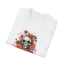 Load image into Gallery viewer, Seasonal Skull Graphic Unisex T-Shirt, Halloween Shirt, Edgy Apparel, Gift for Him/Her, Casual Wear, Trendy Tee