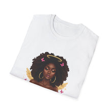 Load image into Gallery viewer, Gods Favorite Baddie Unisex T-Shirt, African American Woman Tee, Black Princess Shirt, Black History Gift, Self Love Apparel