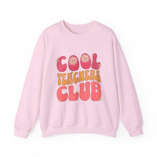 Load image into Gallery viewer, Cool Teachers Club Sweatshirt - Fun Teacher Apparel, Gift for Educators, Teacher Appreciation, School Spirit Wear, Cozy Unisex Crewneck