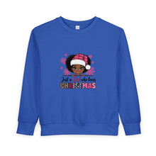 Load image into Gallery viewer, Christmas Toddler Sweatshirt, Festive Kids Apparel, Holiday Gift, Cute Girl Sweater, Winter Wear, Toddler Christmas Jumper, Christmas
