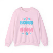 Load image into Gallery viewer, Proud Nana Crewneck Sweatshirt - Cozy Gift for Grandmothers, Family Gatherings, Birthdays, Mother's Day, Cool Weather