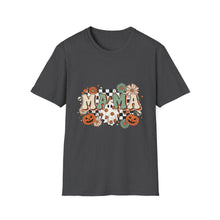 Load image into Gallery viewer, Fall Themed Mama T-Shirt, Halloween Shirt, Unisex Tee, Gift for Mom, Autumn Fashion