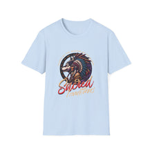 Load image into Gallery viewer, Sacred Adventures Unisex Softstyle T-Shirt, Boho Graphic Tee, Nature Lover Gift, Festival Wear, Tribal Art Shirt, Summer Style