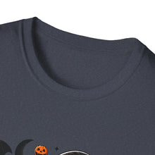 Load image into Gallery viewer, Halloween Witch Dog Unisex Softstyle T-Shirt, Cute Pet Tee, Halloween Costume, Fall Fashion, Spooky Season Top, Gift for Pet Lovers
