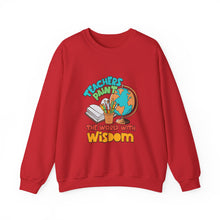 Load image into Gallery viewer, Teacher Appreciation Sweatshirt, Gift for Teachers, Educational Crewneck, Back to School Outfit, Wise Teacher Sweatshirt