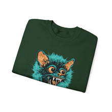 Load image into Gallery viewer, Cozy Halloween Sweatshirt, Beastly Fear Crewneck, Unisex Fall Apparel, Spooky Season Fashion, Halloween Gift Idea