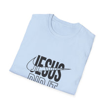 Load image into Gallery viewer, Jesus Did It Unisex Softstyle T-Shirt, Faith-Based Tee, Christian Apparel, Inspirational Gift, Casual Wear