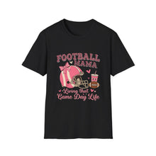 Load image into Gallery viewer, Football Mama Game Day T-Shirt, Football Mom Shirt, Sports Mom Tee, Game Day Apparel, Football Fan Shirt