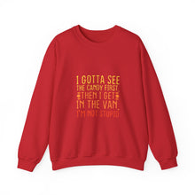 Load image into Gallery viewer, Fun Halloween Sweatshirt, Unisex Heavy Blend™, Comfortable Crewneck, Fall Fashion, Candy Lover's Gift, Funny Quotes Apparel