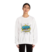 Load image into Gallery viewer, Jesus is My Superhero Sweatshirt, Unisex Crewneck, Religious Gift, Faith-Based Apparel, Inspirational Clothing, Christian Fashion