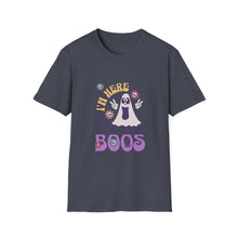 Load image into Gallery viewer, Halloween Ghost T-Shirt, Unisex Softstyle, Funny Boo Shirt, Halloween Costume, Spooky Season Apparel, Gift for Ghost Lovers