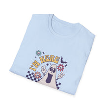 Load image into Gallery viewer, Halloween Ghost T-Shirt, Unisex Softstyle, Funny Boo Shirt, Halloween Costume, Spooky Season Apparel, Gift for Ghost Lovers
