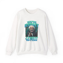 Load image into Gallery viewer, Genius Sweatshirt, Unisex Crewneck, Funny Gift for Science Lovers, Chill Vibe, Birthday Present, Casual Wear