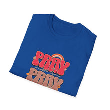 Load image into Gallery viewer, Funny Bible Quotes Unisex Softstyle T-Shirt, Pray, Pray - Humorous Christian Tee, Religious Gift, Bible Verse Shirt, Church Attire,