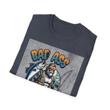 Load image into Gallery viewer, Bad Ass Fisherman Unisex T-Shirt, Fishing Gift, Casual Tee, Funny Shirt for Anglers, Outdoor Apparel, Best Fisherman Shirt