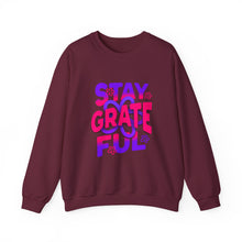 Load image into Gallery viewer, Grateful Sweatshirt - Cozy Crewneck for Everyday Comfort, Perfect Gift for Friends, Inspirational Apparel, Casual Style