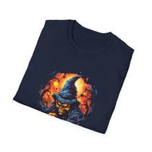 Load image into Gallery viewer, Something Wicked This Way Comes Unisex Softstyle T-Shirt, Halloween Shirt, Witch Tee, Fall Shirt, Casual Graphic Tee