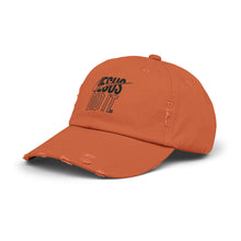 Load image into Gallery viewer, Unisex Distressed Cap - Jesus Did It Hat, Casual Fashion, Faith-Based Gift, Religious Accessory, Everyday Wear