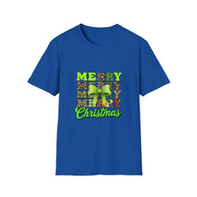 Load image into Gallery viewer, Merry Christmas Unisex T-Shirt, Holiday Apparel, Festive Tee, Gift for Her/Him, Christmas Party Shirt