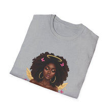 Load image into Gallery viewer, Gods Favorite Baddie Unisex T-Shirt, African American Woman Tee, Black Princess Shirt, Black History Gift, Self Love Apparel