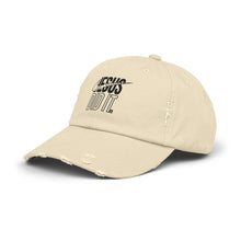 Load image into Gallery viewer, Unisex Distressed Cap - Jesus Did It Hat, Casual Fashion, Faith-Based Gift, Religious Accessory, Everyday Wear