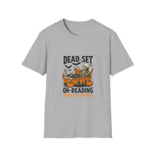 Load image into Gallery viewer, Halloween Reading T-Shirt, Funny Book Lovers Tee, Perfect for Book Clubs, Gifts for Readers, Spooky Season Apparel