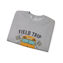 Load image into Gallery viewer, Field Trip Vibes Sweatshirt | Unisex Crewneck for Adventure Lovers, Casual Wear, School Events, Gifts for Students