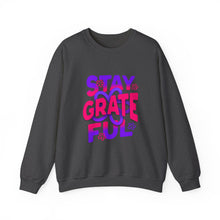 Load image into Gallery viewer, Grateful Sweatshirt - Cozy Crewneck for Everyday Comfort, Perfect Gift for Friends, Inspirational Apparel, Casual Style