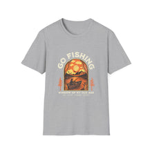 Load image into Gallery viewer, Fishing Adventure Unisex T-Shirt - Perfect for Outdoor Lovers, Gifts, Summer Fun, Camping Essentials, Fishing Trips