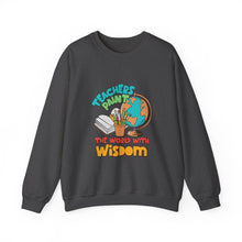 Load image into Gallery viewer, Teacher Appreciation Sweatshirt, Gift for Teachers, Educational Crewneck, Back to School Outfit, Wise Teacher Sweatshirt
