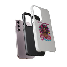 Load image into Gallery viewer, Inspirational Phone Case, Pray Wait Trust God Has a Plan, Spiritual Gift, Motivational Decor, Faith-Based Accessory