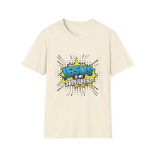 Load image into Gallery viewer, Superhero Jesus T-Shirt, Christian Graphic Tee, Unisex Softstyle Shirt, Religious Apparel, Faith-Based Gift, Casual Wear