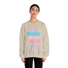 Load image into Gallery viewer, Proud Nana Crewneck Sweatshirt - Cozy Gift for Grandmothers, Family Gatherings, Birthdays, Mother's Day, Cool Weather