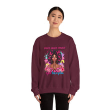 Load image into Gallery viewer, Bohemian Inspirational Sweatshirt, Empowering Gift for Her, Cozy Crewneck for Daily Wear, Spiritual Fashion, Perfect for Any Occasion