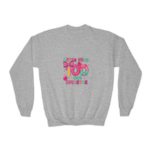 Load image into Gallery viewer, Kids Crewneck Sweatshirt - Little Miss Smarty Design, Perfect Gift for Students, Birthday, Back to School, Cute & Cozy