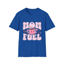 Load image into Gallery viewer, Mom Fuel T-Shirt, Cute Coffee Tee for Moms, Gift for Mother's Day, Casual Wear, Funny Mom Shirt, Unisex Softstyle T-Shirt