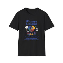 Load image into Gallery viewer, Always Unique Unisex T-Shirt, Fun Graphic Tee for Creativity Lovers, Gift for Friends, Casual Wear, Everyday Style