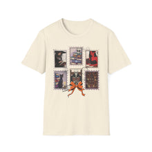 Load image into Gallery viewer, Literary Cat Lover T-Shirt, Fun Gift for Book Lovers, Cozy Reading Tee, Perfect for Birthdays, Cat-Themed Casual Wear