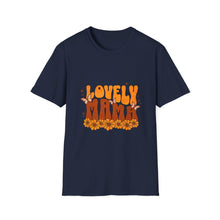 Load image into Gallery viewer, Lovely Mama Floral T-Shirt, Softstyle Tee, Gift for Mothers, Fun Family Top, Cute Mama Apparel, Spring Fashion