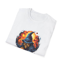 Load image into Gallery viewer, Something Wicked This Way Comes Unisex Softstyle T-Shirt, Halloween Shirt, Witch Tee, Fall Shirt, Casual Graphic Tee
