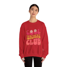 Load image into Gallery viewer, Cool Teachers Club Sweatshirt - Fun Teacher Apparel, Gift for Educators, Teacher Appreciation, School Spirit Wear, Cozy Unisex Crewneck