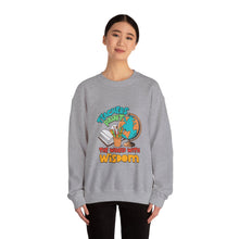 Load image into Gallery viewer, Wisdom-Themed Teacher Sweatshirt, Perfect Gift for Teachers, Unisex Crewneck, Comfortable and Stylish, Education Apparel, Back to School