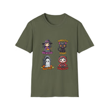 Load image into Gallery viewer, Kawaii Unisex Softstyle T-Shirt, Cute Tee, Japanese Style Shirt, Cozy Graphic Top, Fun Anime Fashion