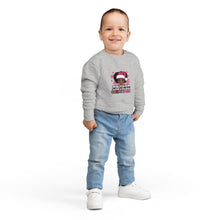 Load image into Gallery viewer, Christmas Toddler Sweatshirt, Festive Kids Apparel, Holiday Gift, Cute Girl Sweater, Winter Wear, Toddler Christmas Jumper, Christmas