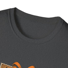 Load image into Gallery viewer, Halloween-Themed Unisex Softstyle T-Shirt, Spooky Graphic Tee, Trick or Treat Shirt, Fall Festival Apparel, Ghostly Vibe Wear