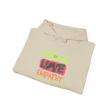 Load image into Gallery viewer, Peace Love Empathy Hoodie | Unisex Heavy Blend Sweatshirt for Comfort and Style, Ideal for Gift-Giving, Cozy Wear, and Everyday Use