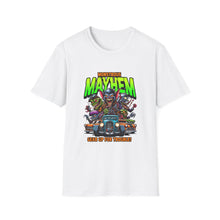 Load image into Gallery viewer, Monstrous Mayhem Unisex Softstyle T-Shirt, Graphic Tee, Halloween Costume, Gift for Gamers, Casual Wear, Fun T-Shirt