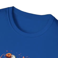 Load image into Gallery viewer, Seasonal Skull Graphic Unisex T-Shirt, Halloween Shirt, Edgy Apparel, Gift for Him/Her, Casual Wear, Trendy Tee