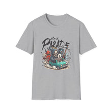 Load image into Gallery viewer, Hell Parade Graphic Tee, Unisex T-Shirt, Halloween Shirt, Spooky Vibe Apparel, Fun Shirt for Party, Casual Wear, Unique Gift